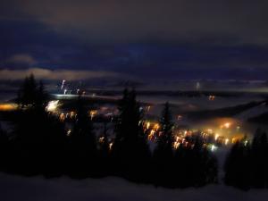 A valley filled with fog.Photo: Emily Kelly