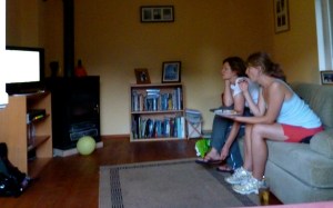 Watching the Spain vs. Germany semi-final in 2010