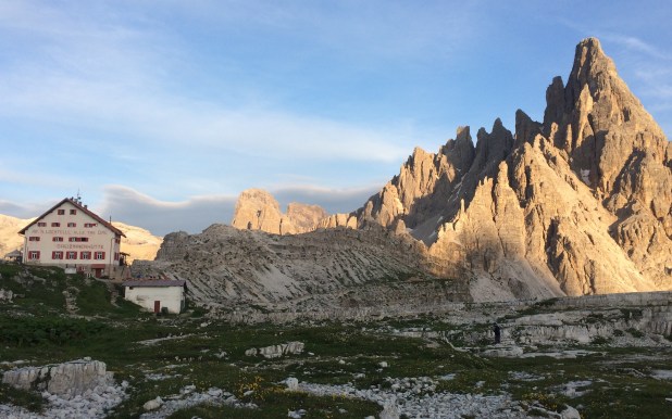 Sunset in the Dolomites