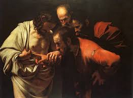 "Incredulity of Saint Thomas," Caravaggio