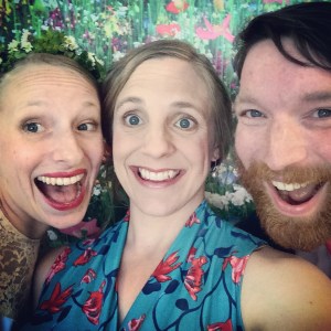With Chris and Holly on the big day!